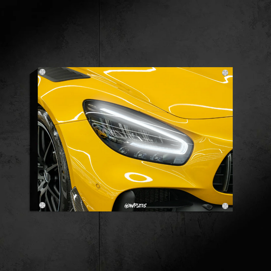 Mercedes-Benz AMG GT-R Pro Glowplate (White Neon)