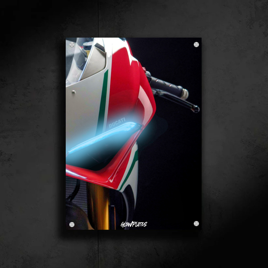 Ducati Panigale V4 Glowplate (Ice Blue Neon)